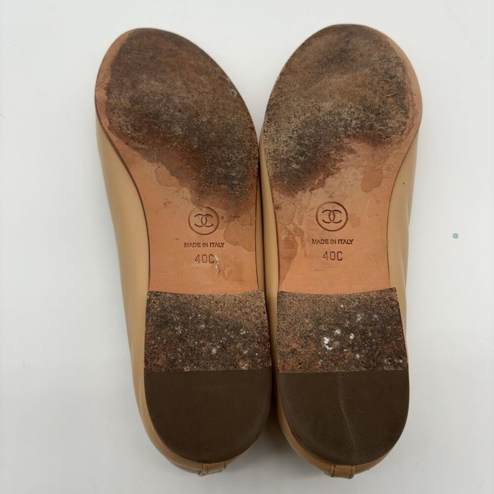 CHANEL Ballet Flats with Bow - Picture 6 of 7